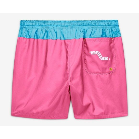 Nike Kyrie 6 Graffiti Gym Swim Beach Shorts Digital Pink Neon Vintage 90s Y2K XL - Picture 5 of 15